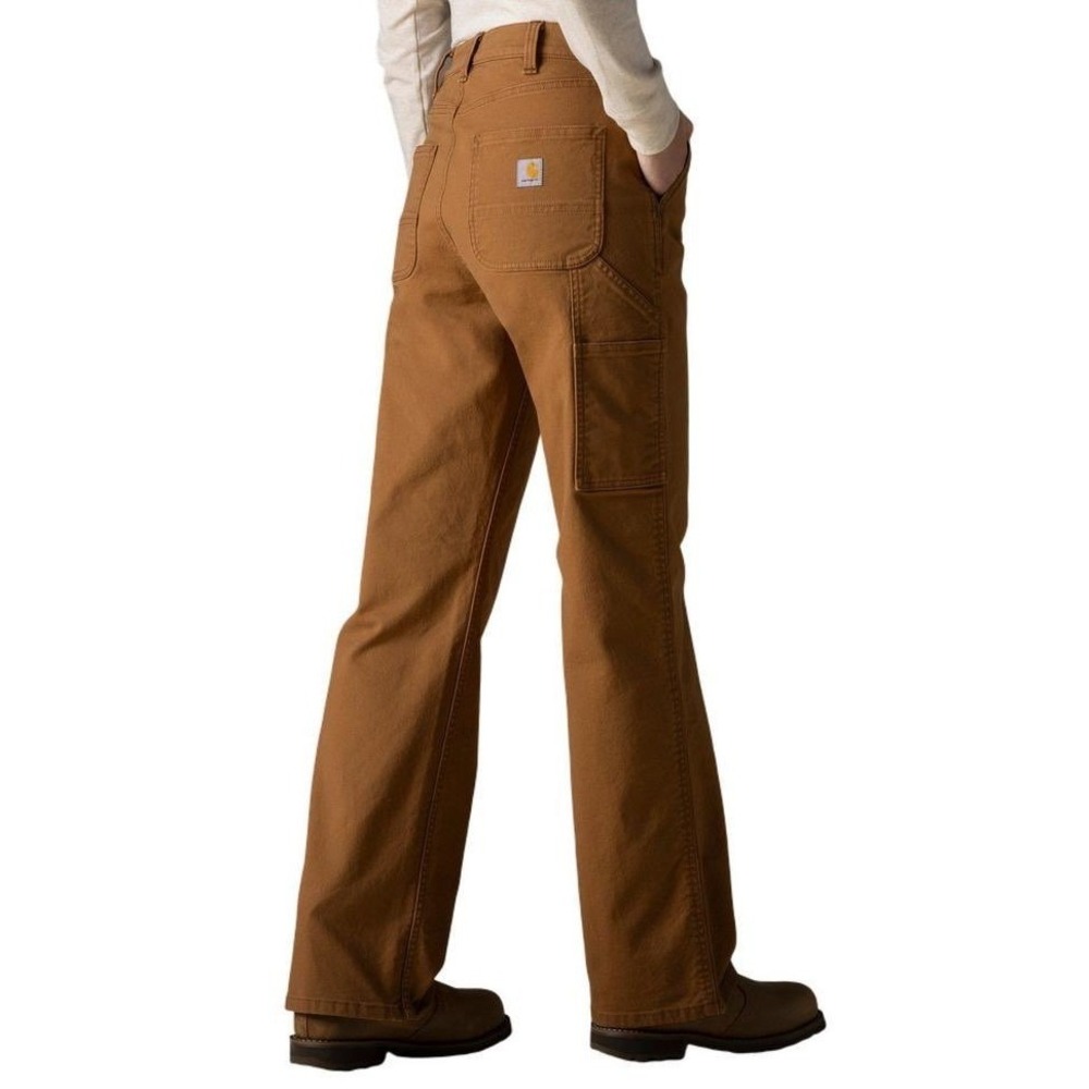 Carhartt Rugged Flex Relaxed Fit Canvas Work Pants Women 10 Short Work Outdoors